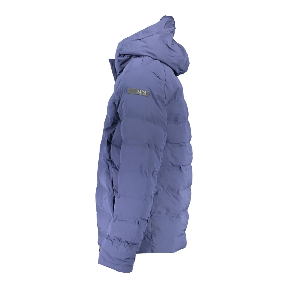 U.s. Polo Assn. Blauwe Hoodie met Zakken en Logo Blue Heren