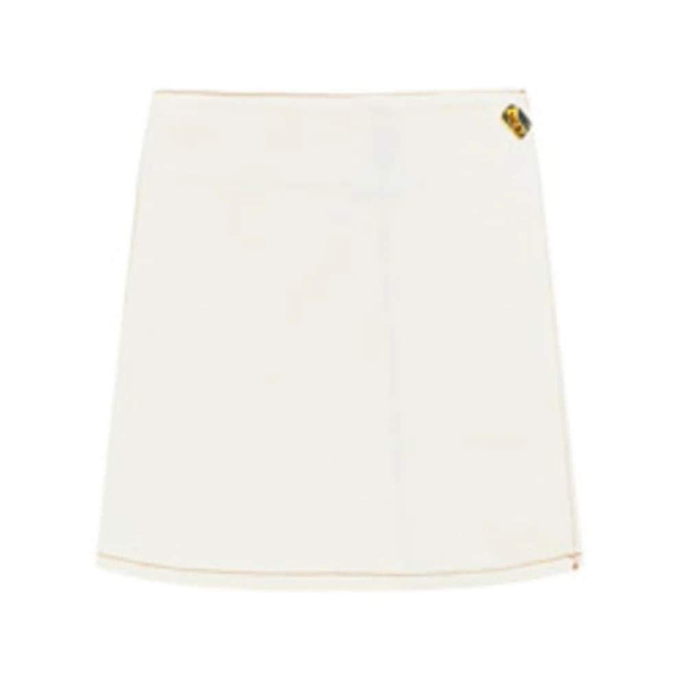 Ganni Midi Skirts White Dames