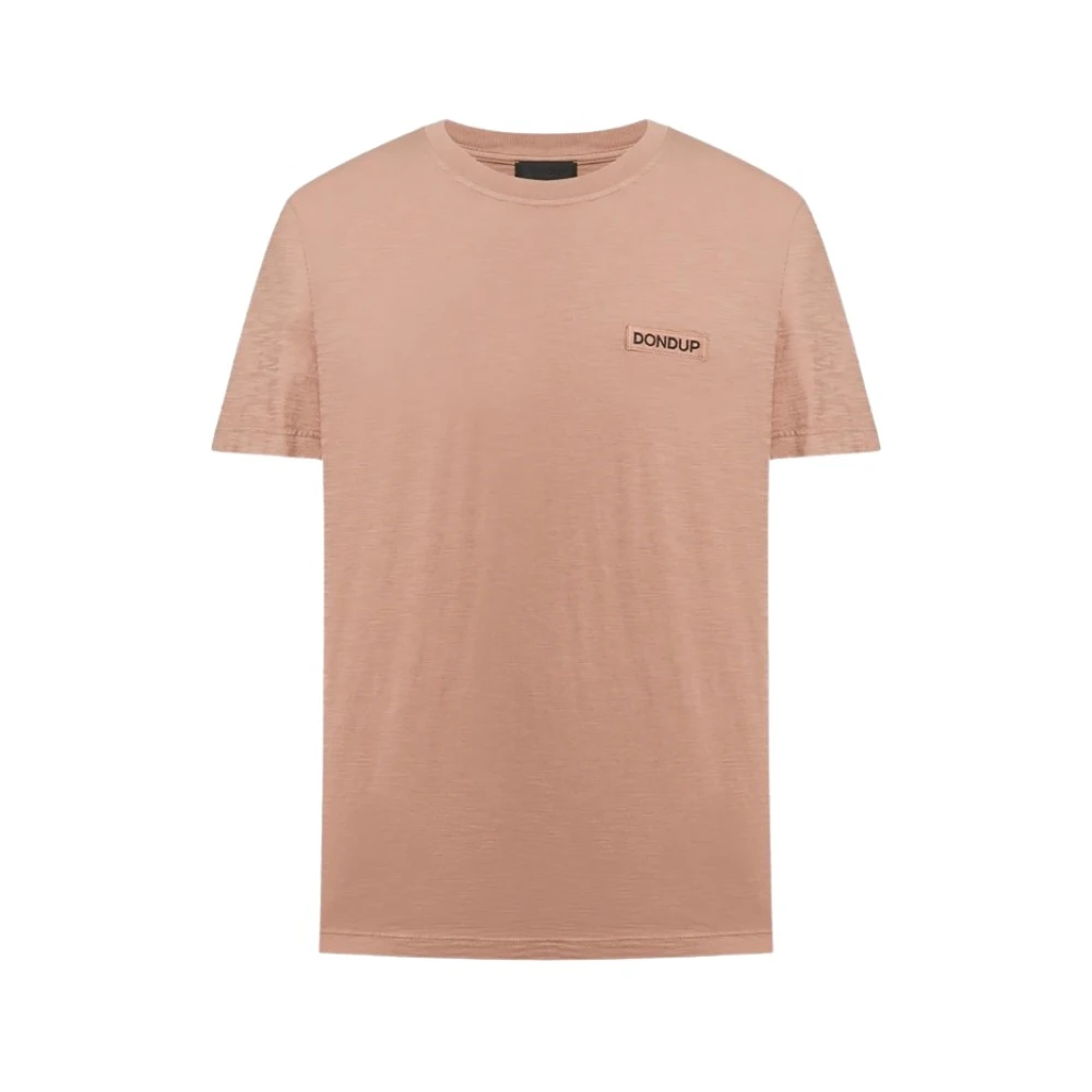 Dondup Mannelijk Bruin Tops Heren, 2XL, Jersey Fiammato T-Shirt Us 371-Jf 0195Umi 7