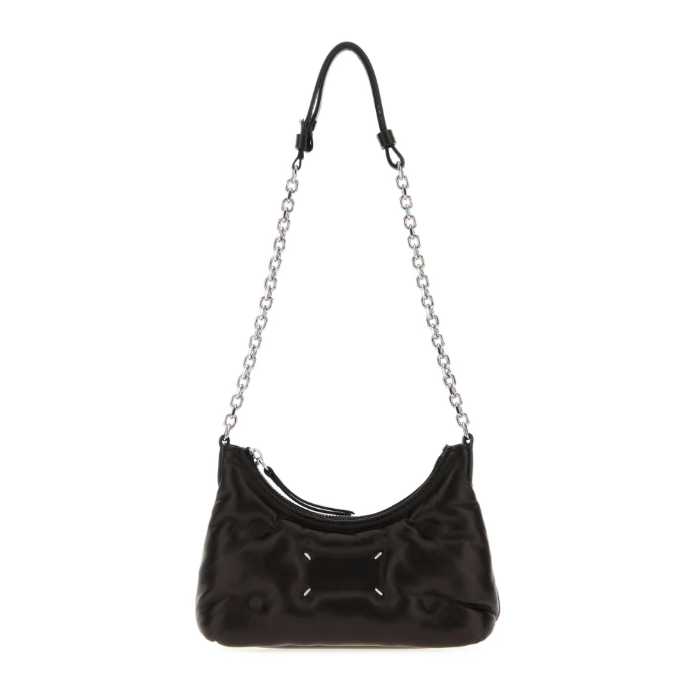 Maison Margiela Donna Nero - Borsa A Spalla In Pelle - Bags - One Size