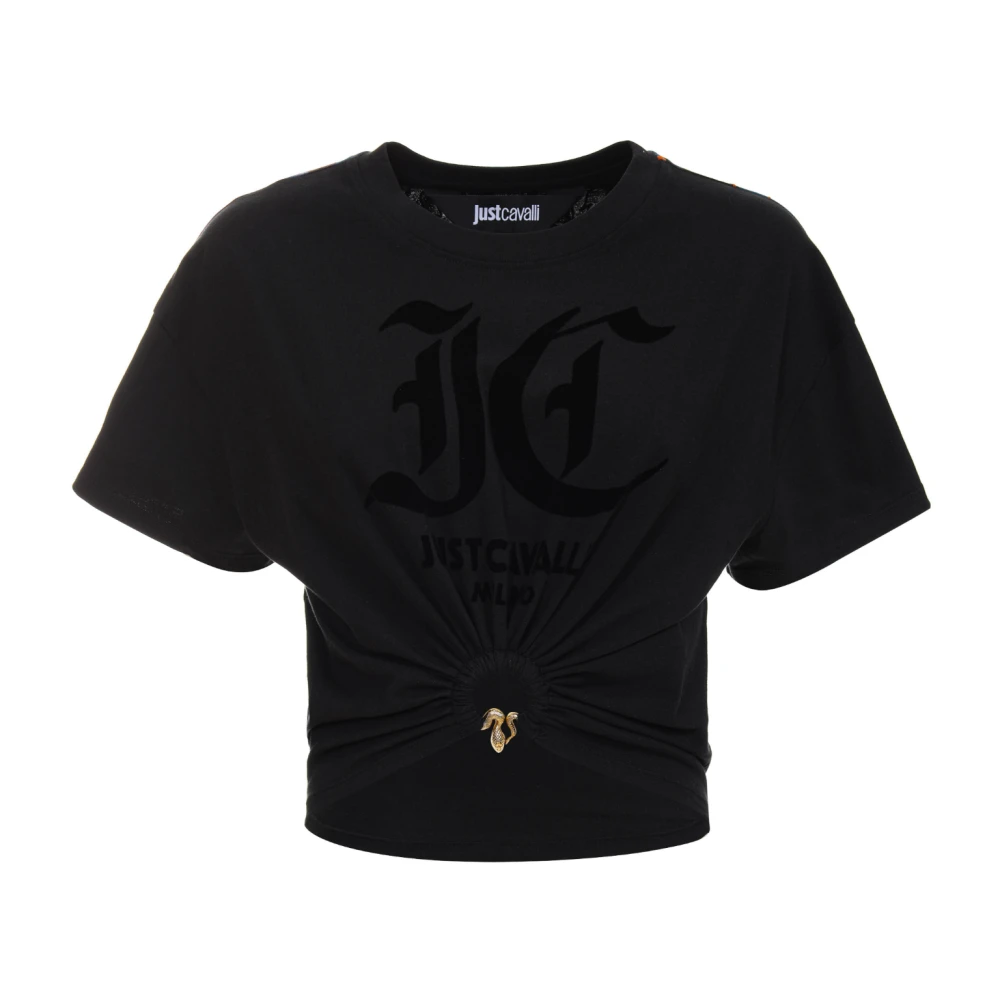 Roberto Cavalli Stijlvolle T-shirts en Polos Black Dames