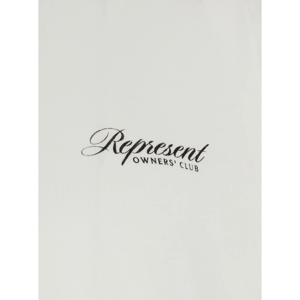 Represent T-shirt met ronde hals en Owners Club-print White Heren
