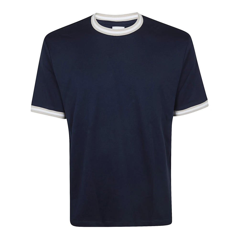 Eleventy Men's Blue Cotton Jersey T-Shirt - T-Shirts - Xl - Tops