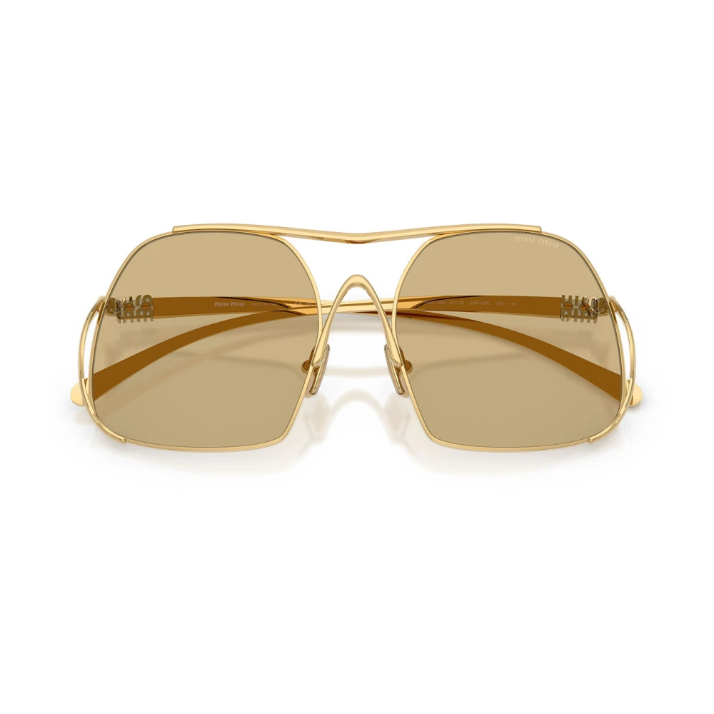 Miu Miu Women's Yellow Mua55s Sunglasses - Sunglasses - 57 Mm - Accessories