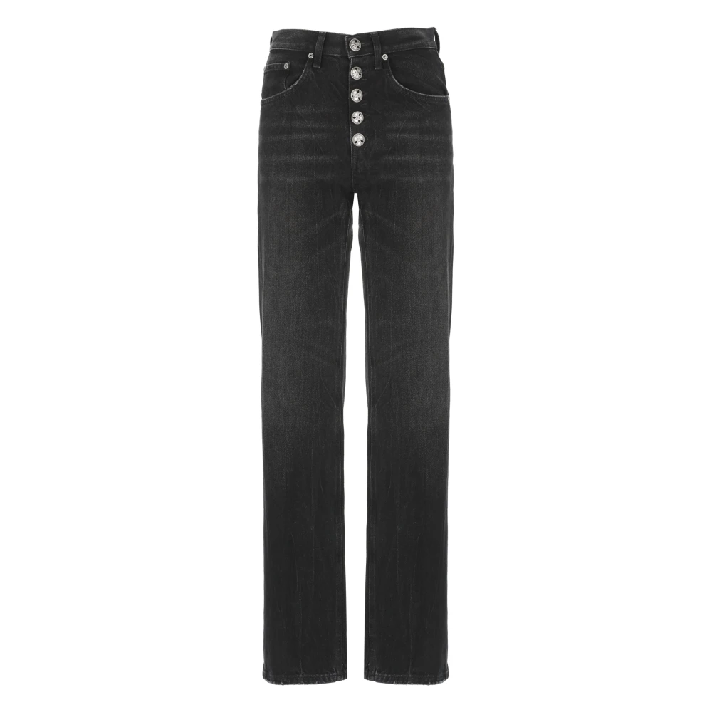 Dondup Donna Nero Jeans, W28, New,
