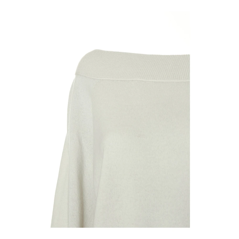 drykorn Eugena Gebreide Trui met Off-Shoulder Beige Dames