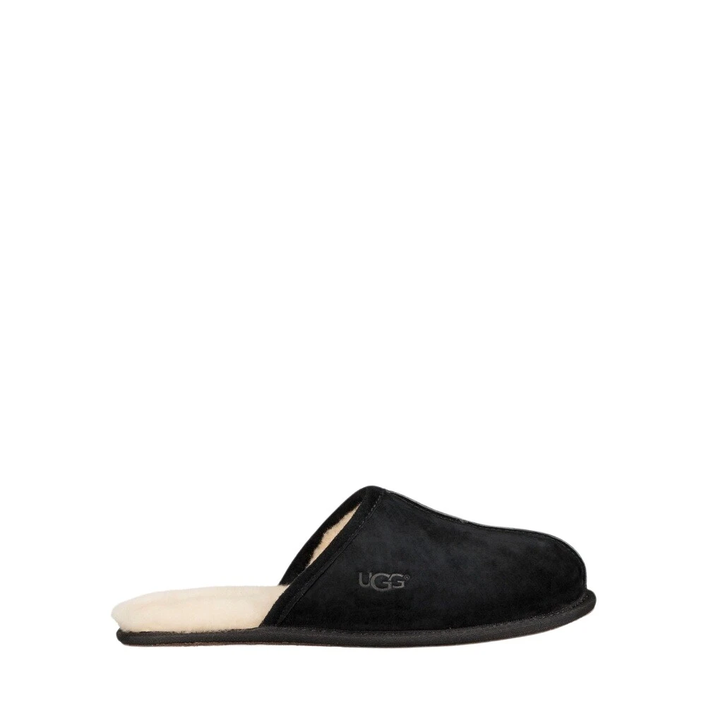 Ugg Black Slippers, Male, 8 Uk, Scuff Slippers