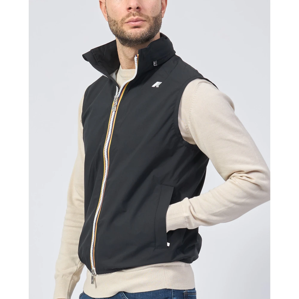 K-way Zwarte Valen Jas Black Heren