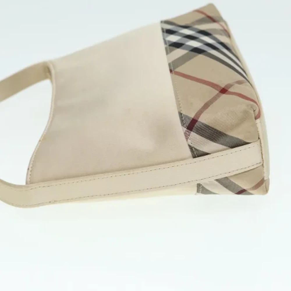Burberry Vintage Pre-owned Fabric shoulder-bags Beige Dames