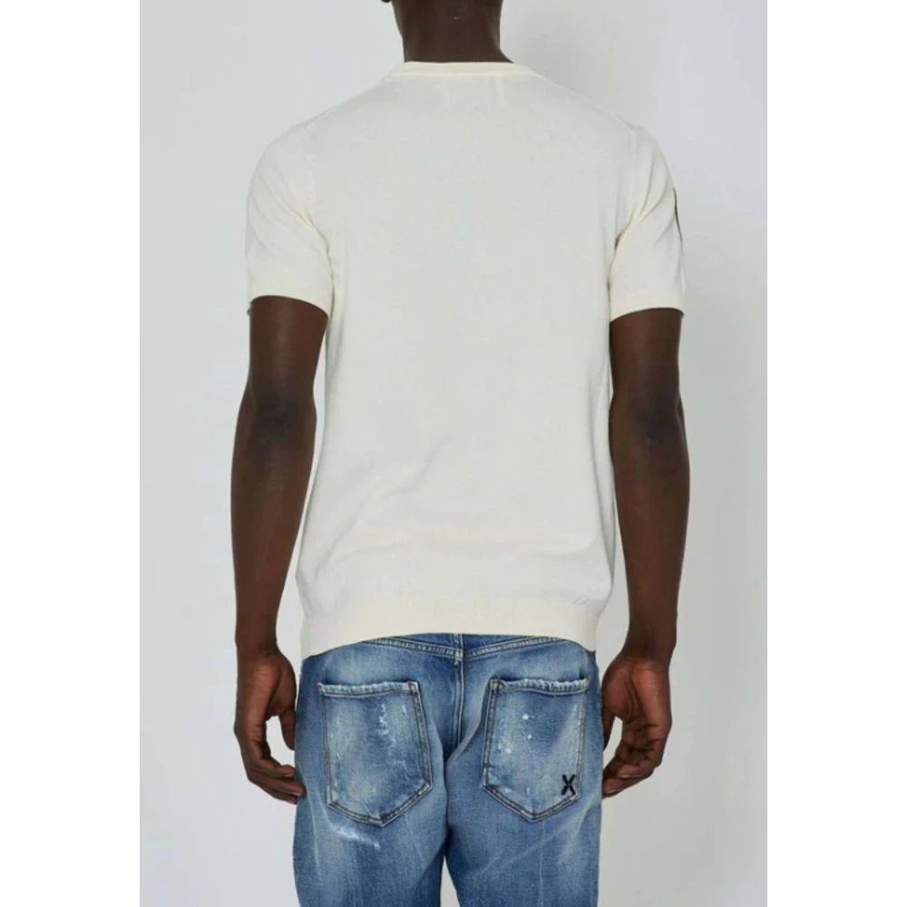 John Richmond Heren Sweater T-Shirt Beige Heren