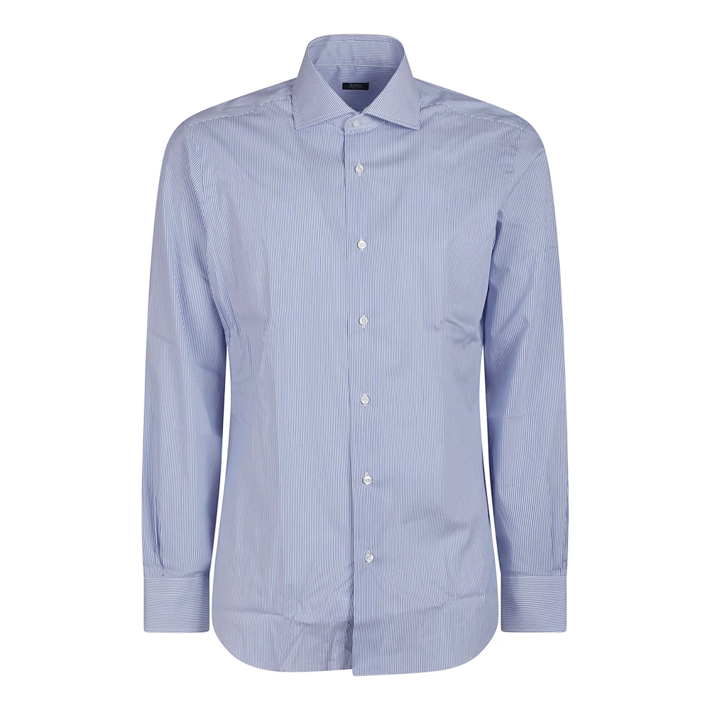 Barba Napoli Stijlvolle longsleeve shirt Blue Heren