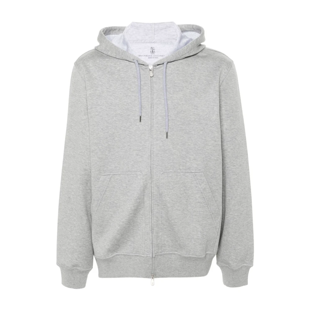 Sweatshirts & Hoodies > Zip-throughs - - Brunello Cucinelli - Modalova