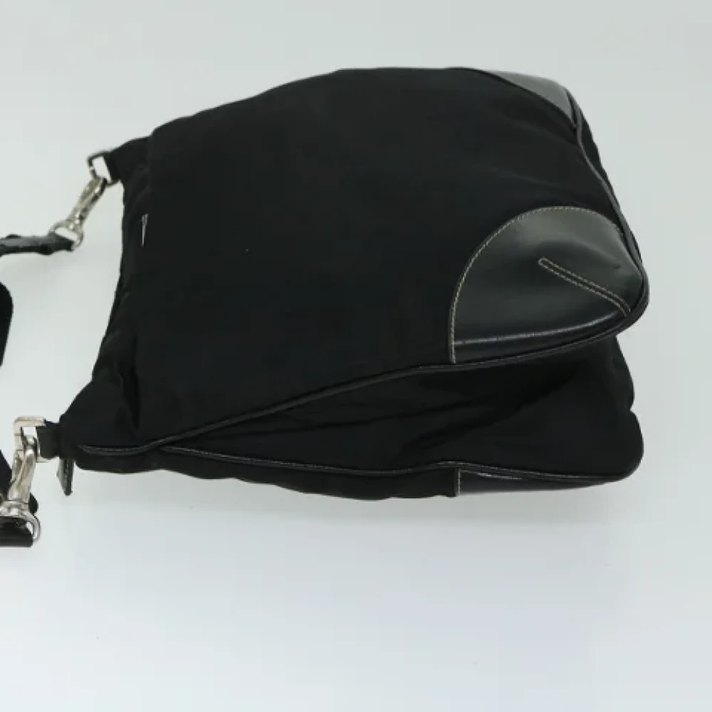 Prada Vintage Pre-owned Nylon prada-bags Black Dames