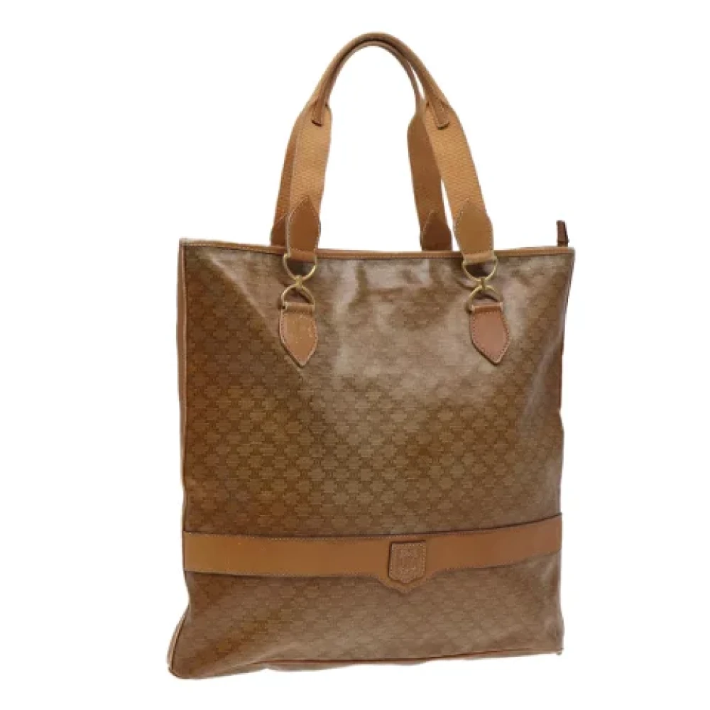 Celine Vintage Pre-owned Canvas totes Beige Dames