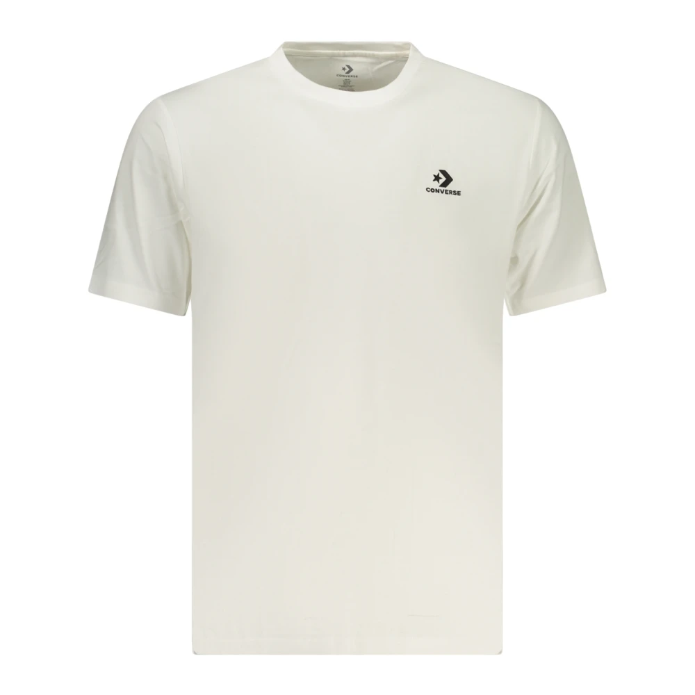 Converse Men's White T-Shirts, L, Short-Sleeved T-Shirt