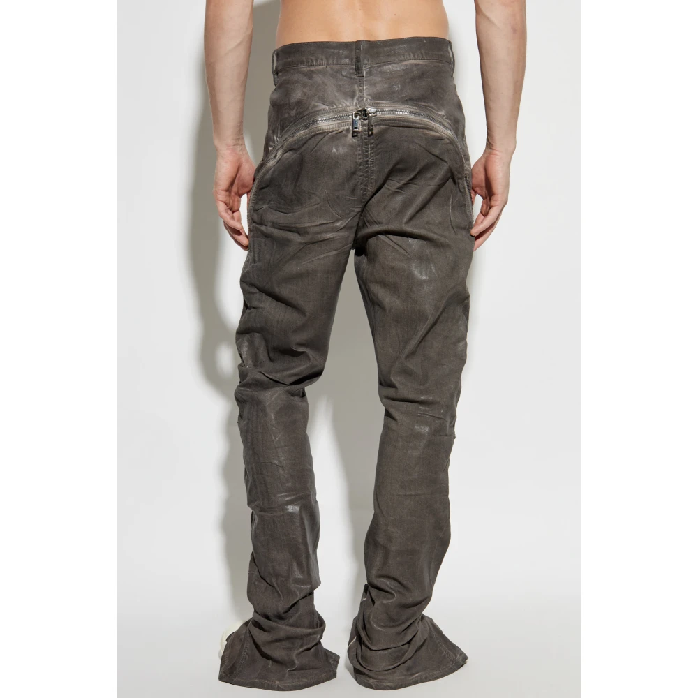 Rick Owens Broek Bolan Banaan Brown Heren