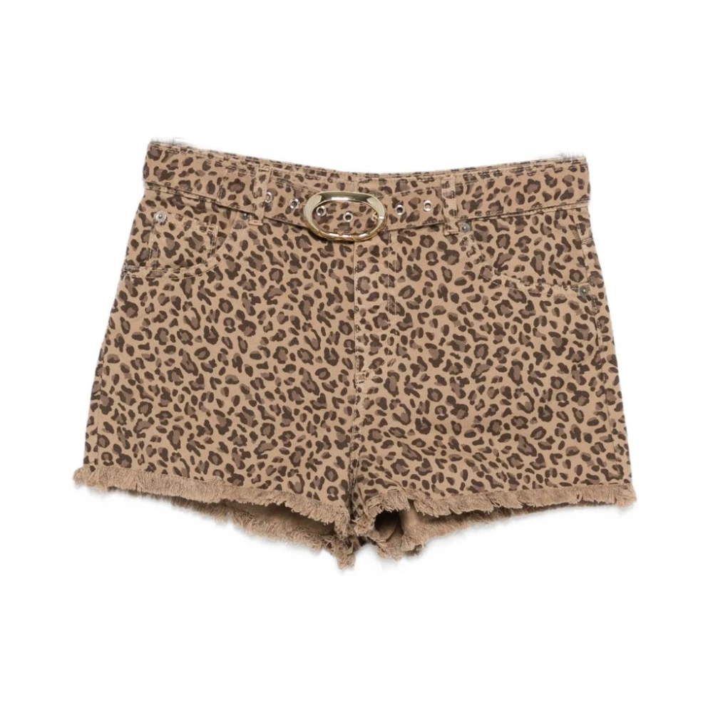 Twinset Women's Brown Denim Shorts - Denim Shorts - W28 - Shorts
