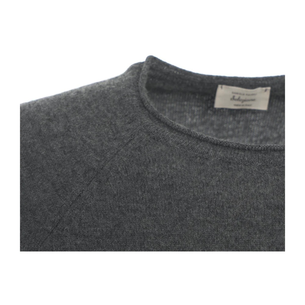 Daniele Fiesoli Luxe Cashmere Gebreide Kleding Grijs Aw24 Gray Heren
