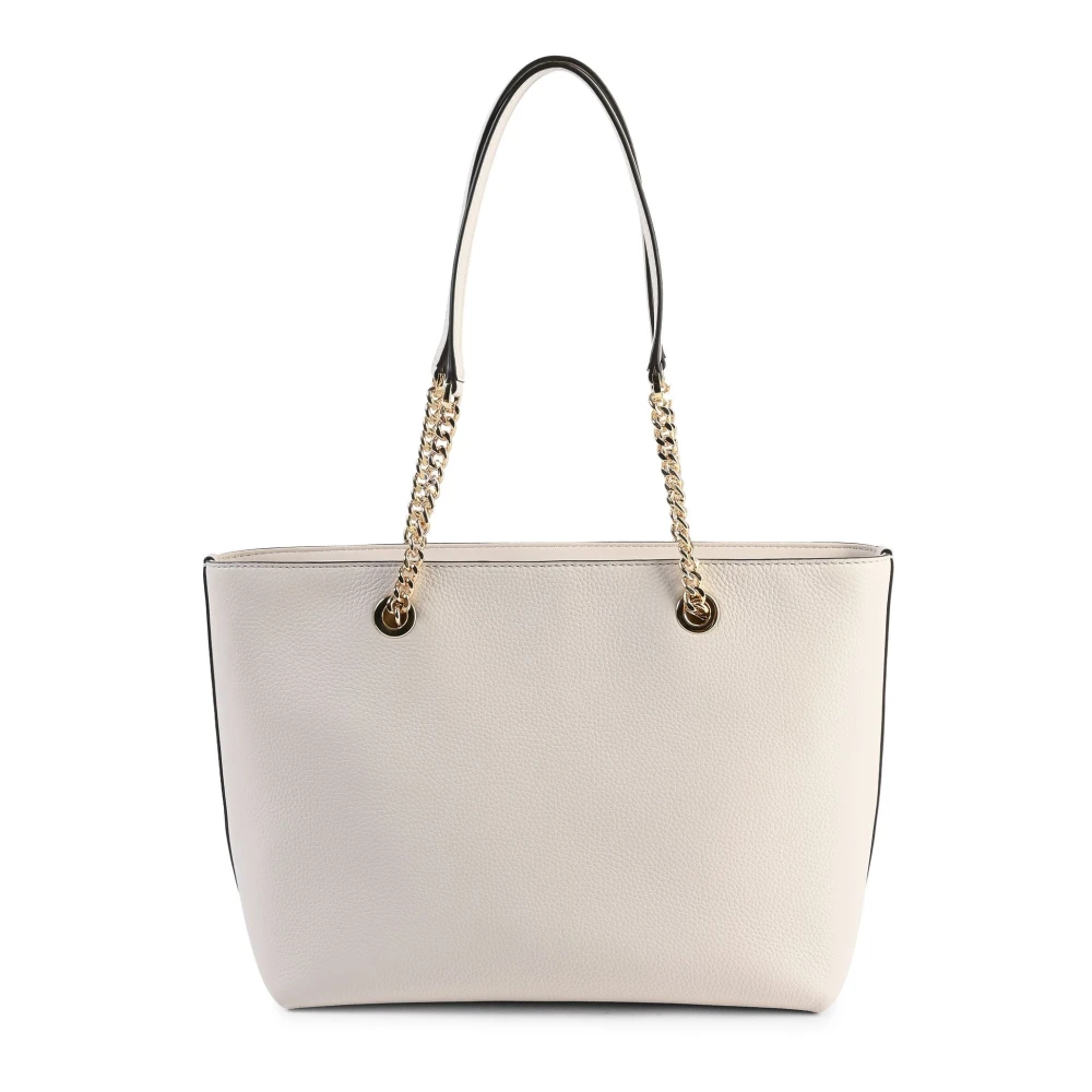 Michael Kors Kettingtote in crèmekleurig leer Beige Dames