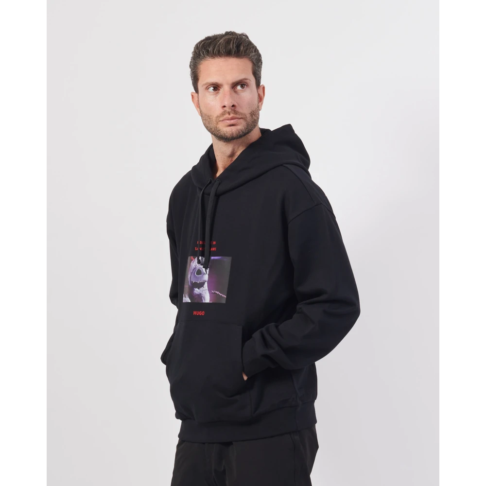 Hugo Boss Nightmare Before Christmas Sweater Zwart Black Heren