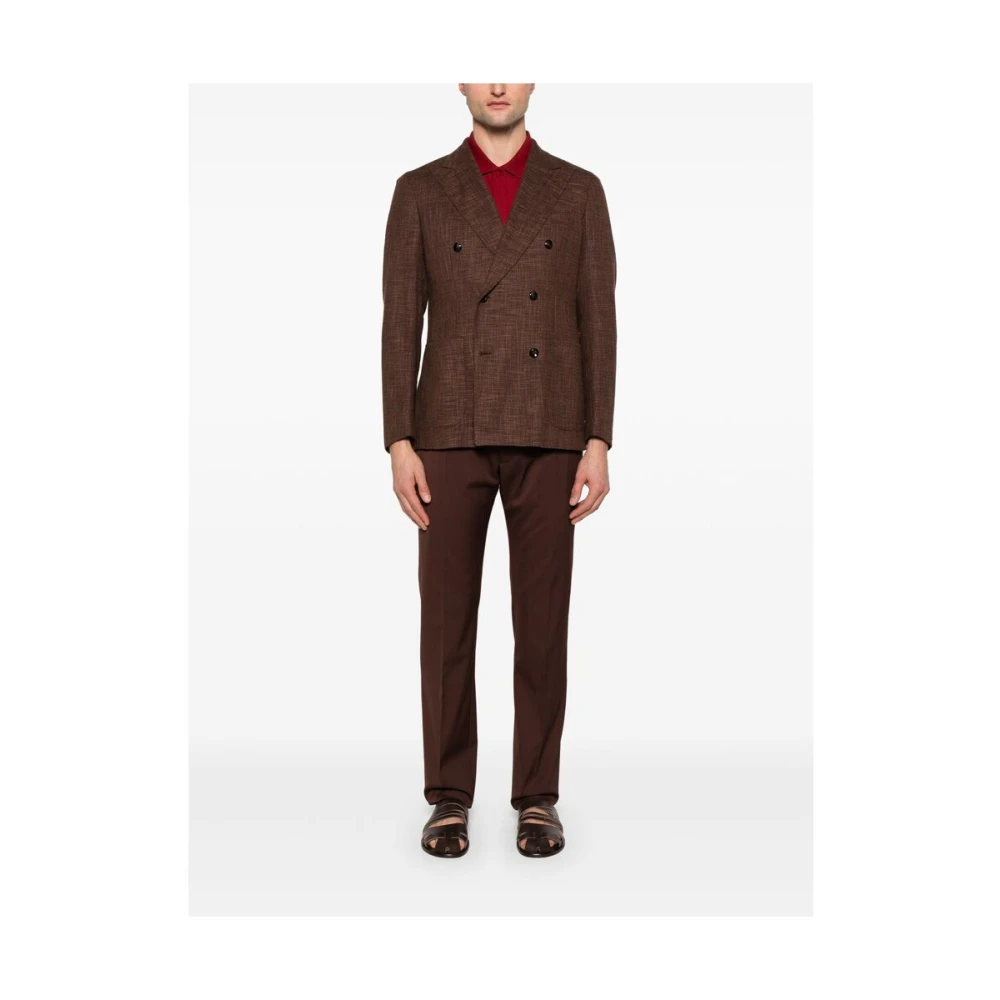 Tagliatore Jas Brown Heren