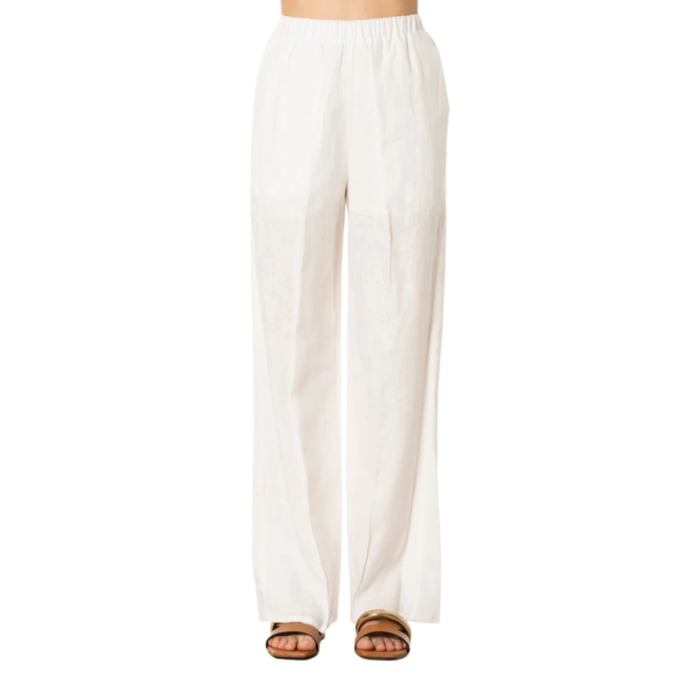 Trousers > Wide Trousers - - Isabelle Blanche - Modalova