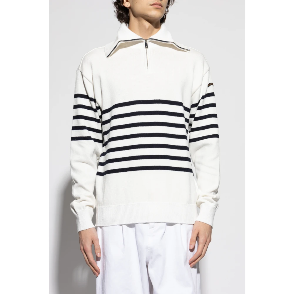PAUL & SHARK Trui met brede kraag White Heren