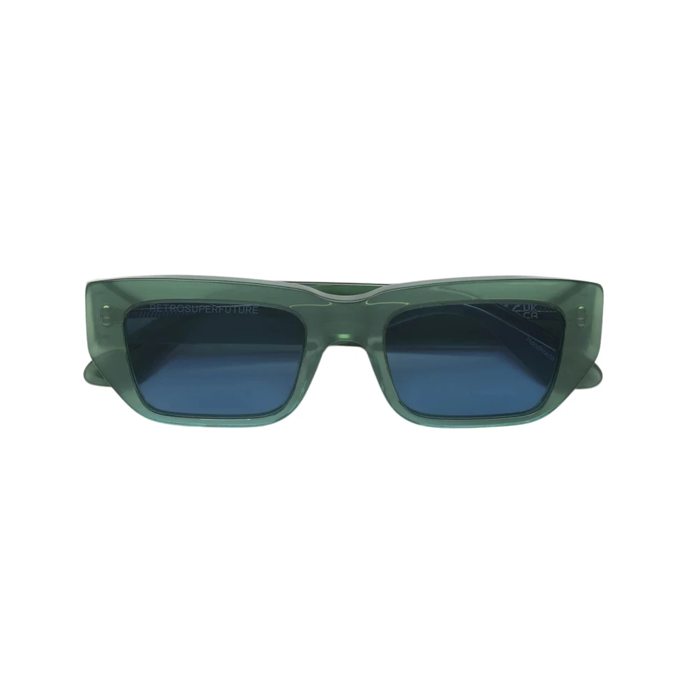 Retrosuperfuture Unisex Light Blue K2f Ra Sage Sunglasses Acetate Green Squared Normal - Image 2