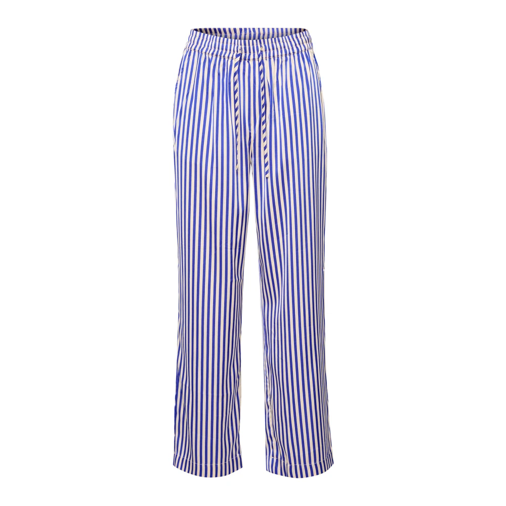 Saint Tropez Gestreepte Surf Blue Broek Multicolor Dames