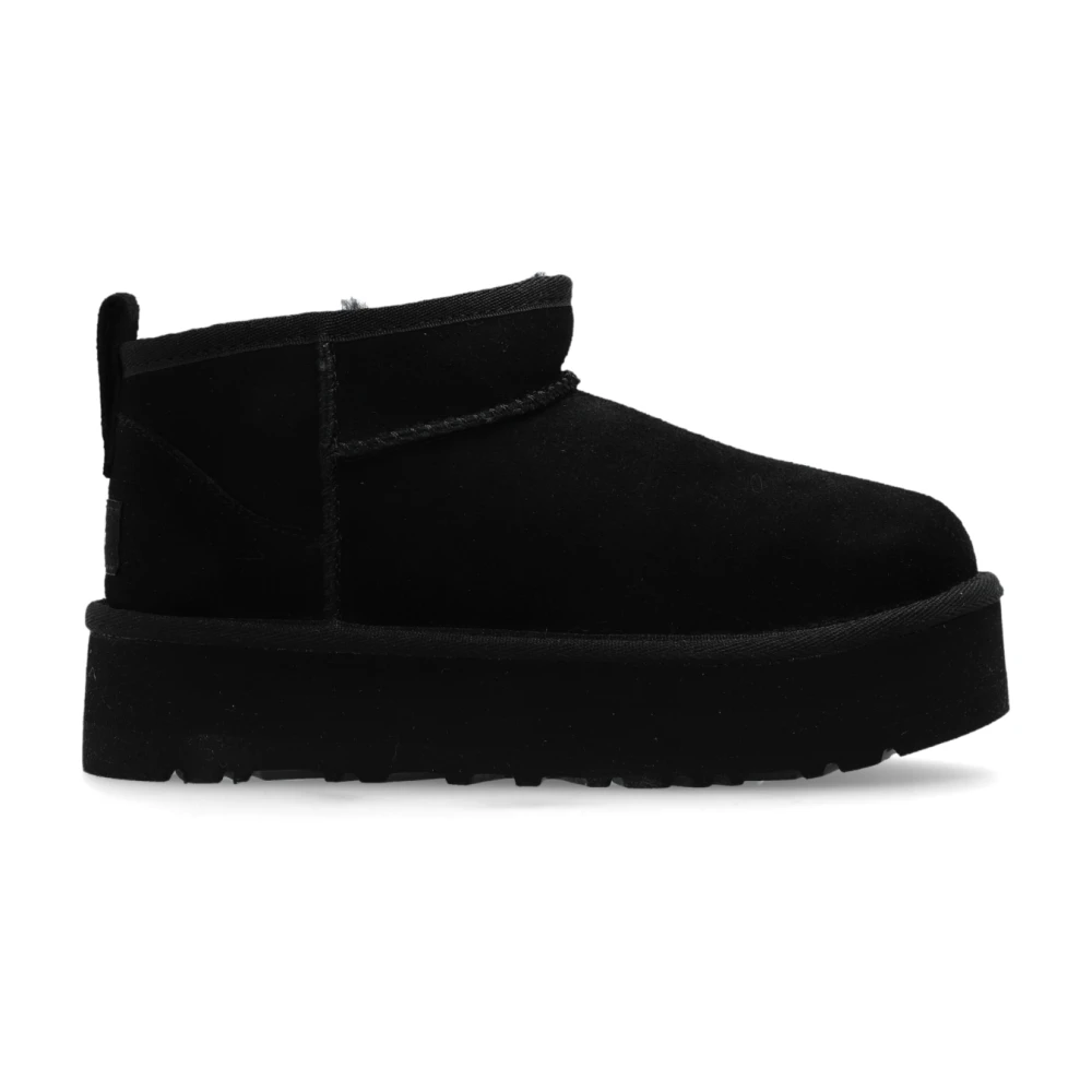 UGG Snö stövlar Barn Klassisk Ultra Mini Platform Black, Unisex