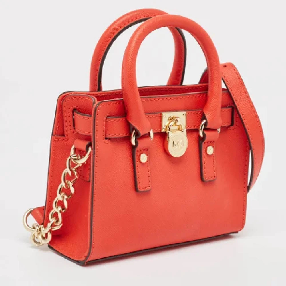 Michael Kors Pre-owned Leather totes Orange Dames