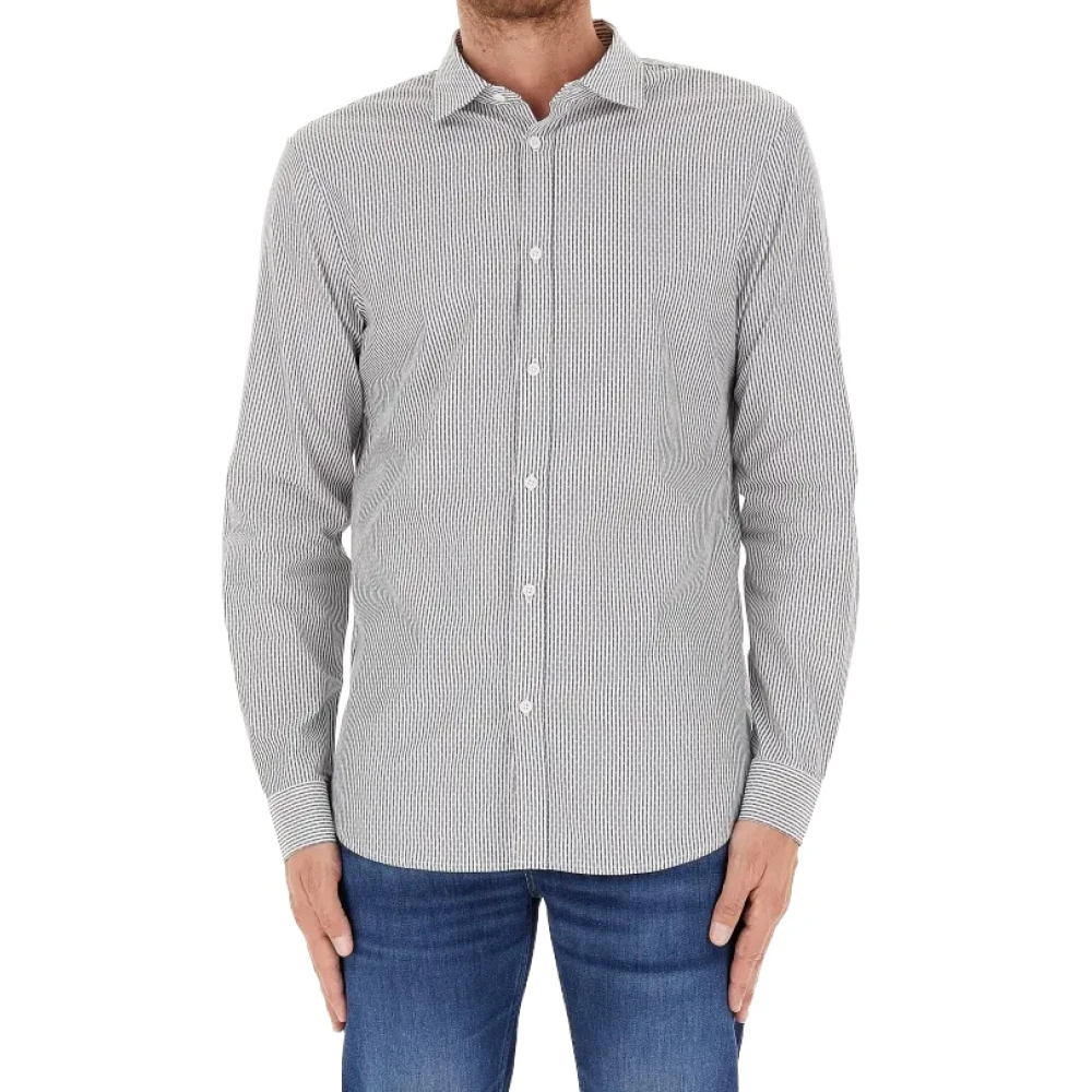 Armani Exchange Uomo Grigio Camicia