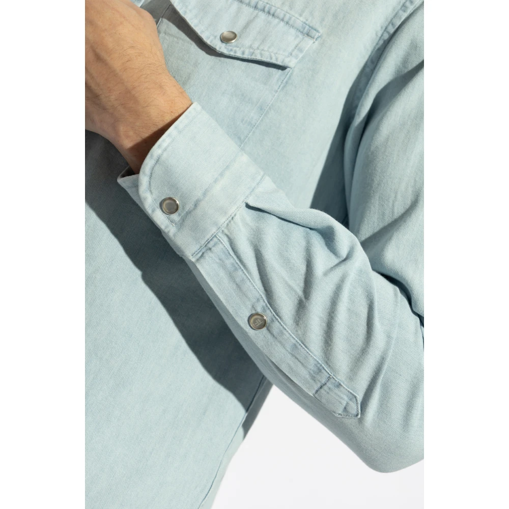 Tom Ford Denim overhemd Blue Heren