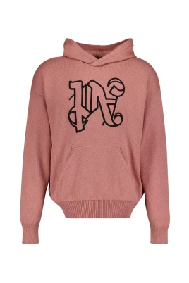 Monogram Stickad Hoodie