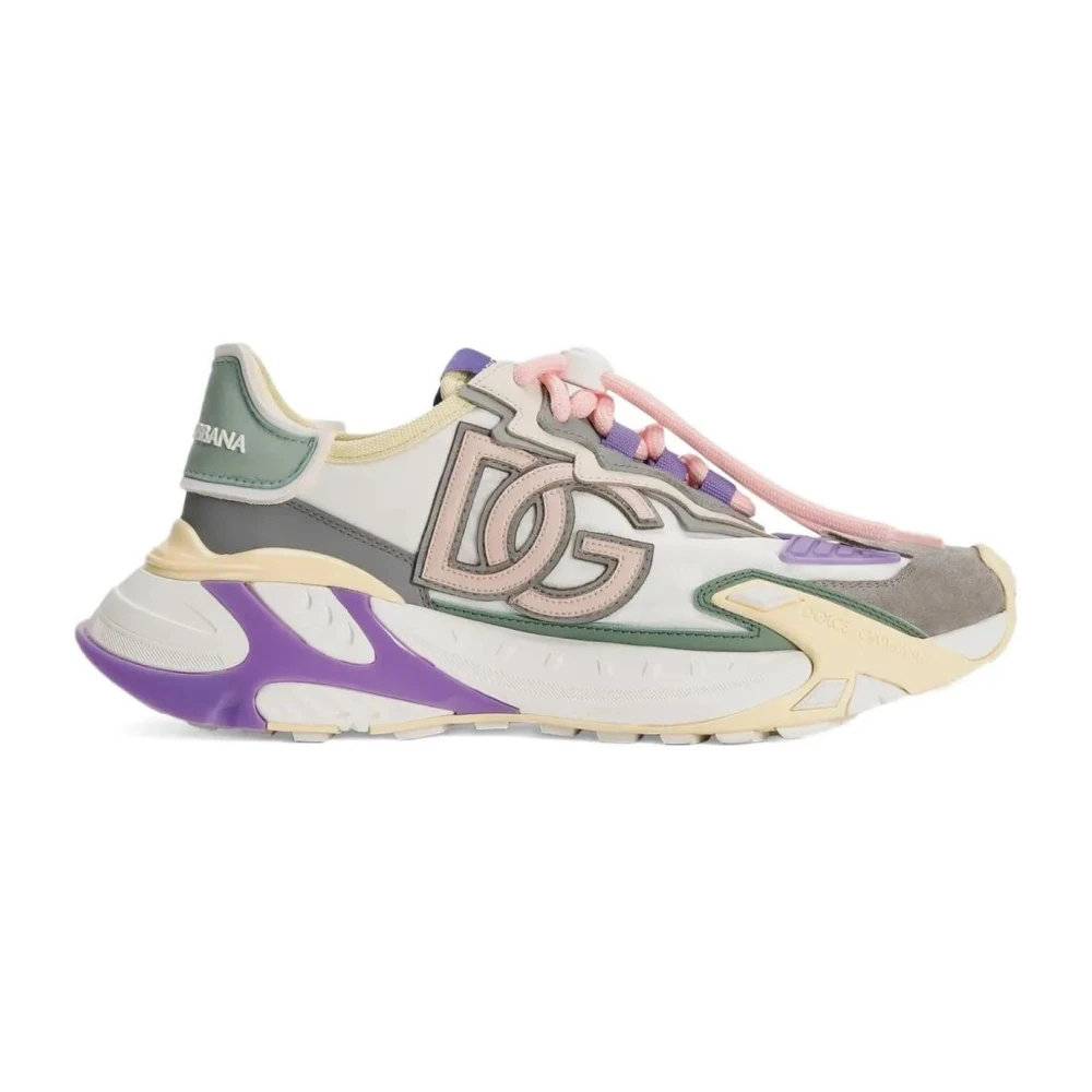 Dolce & Gabbana Damen Multicolor Dg Logo Chunky Sole Sneakers