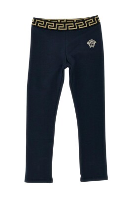 leggings-de-mode-bleus-cle-grecque