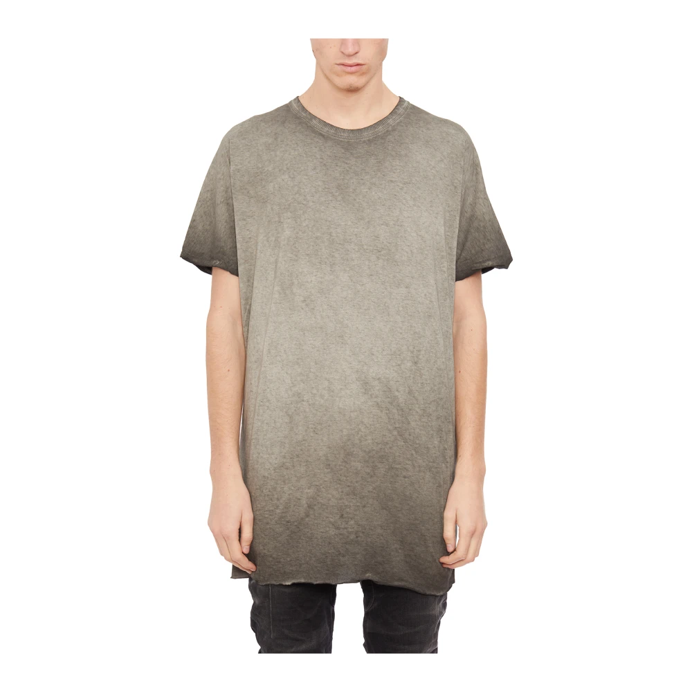 Boris Bidjan Saberi Katoenen T-Shirt Gray Heren