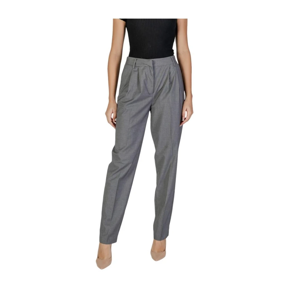Vila Grijze Mix Herfst Winter Damesbroek Gray Dames
