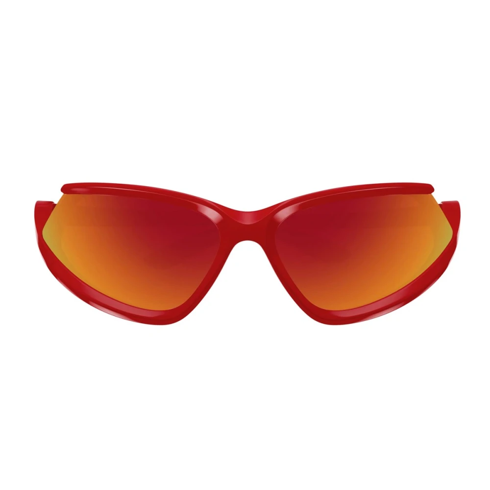 Balenciaga Women's Red Sunglasses, One Size, Extreme Line Large Sunglasses