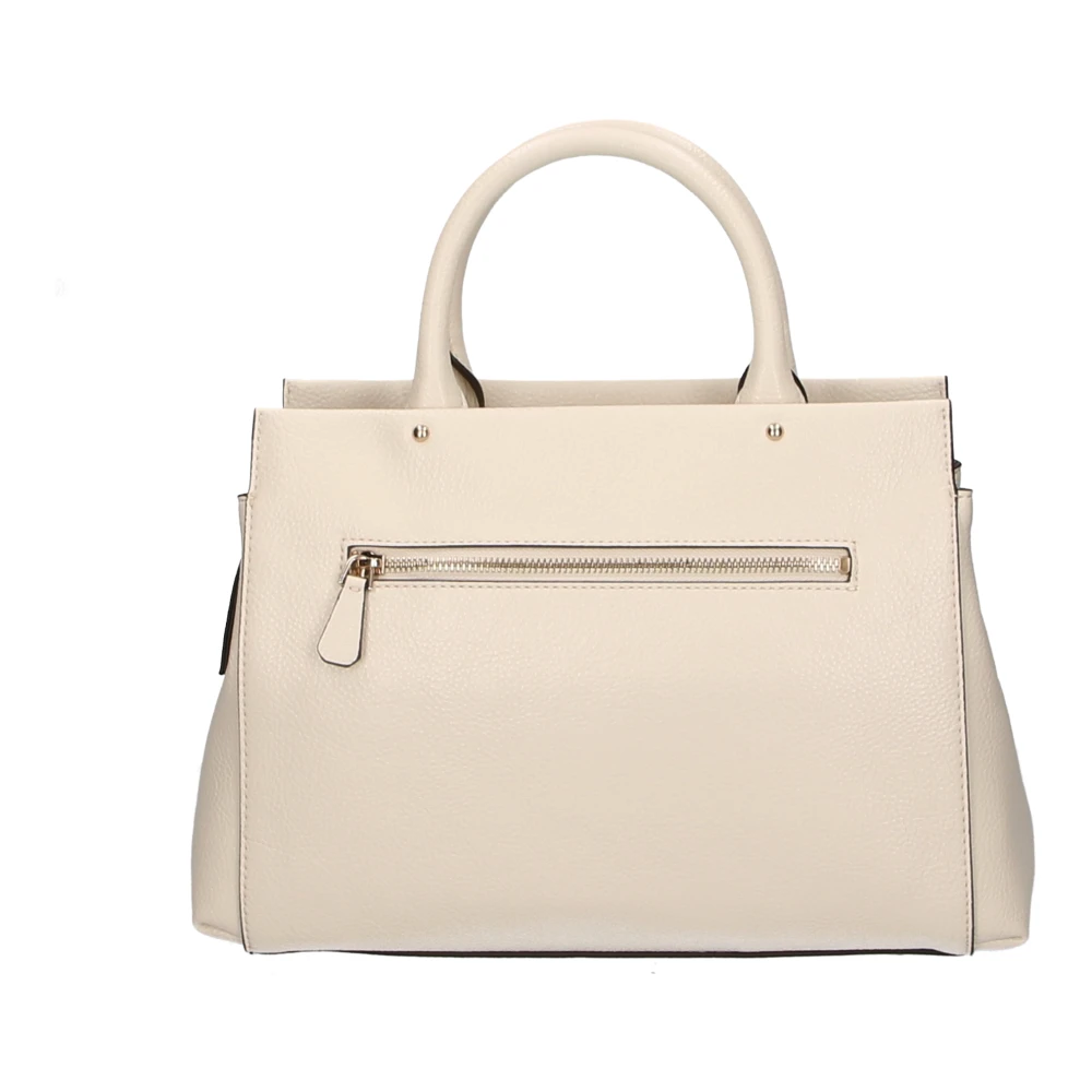 Guess Ivoor Handtas Levia Satchel White Dames