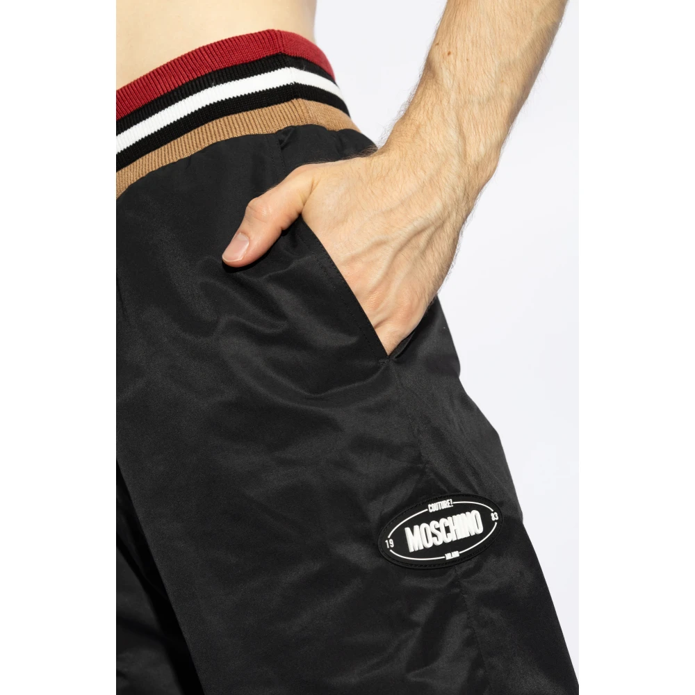 Moschino Straight-leg broek Black Heren