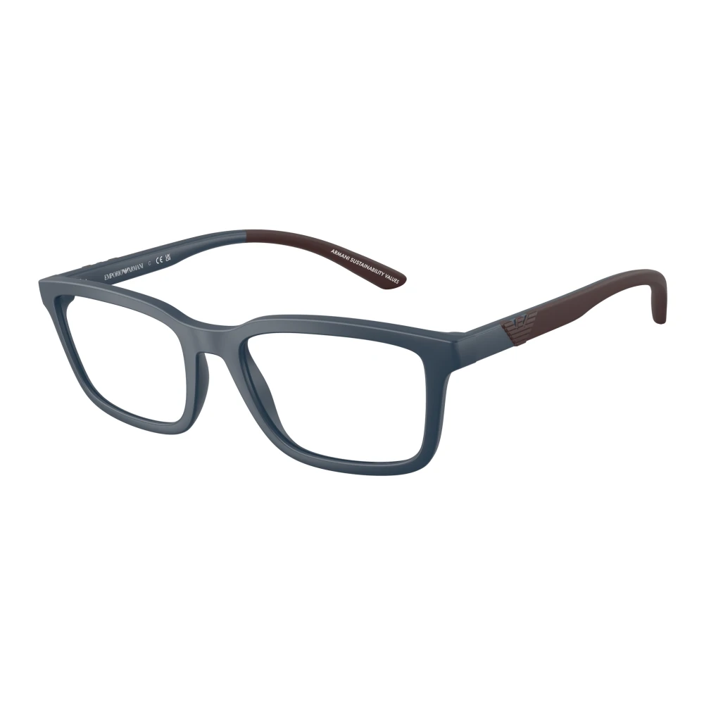 Emporio Armani Men's Blue Glasses,, Stylish Eyeglasses Ea3259 In Medium