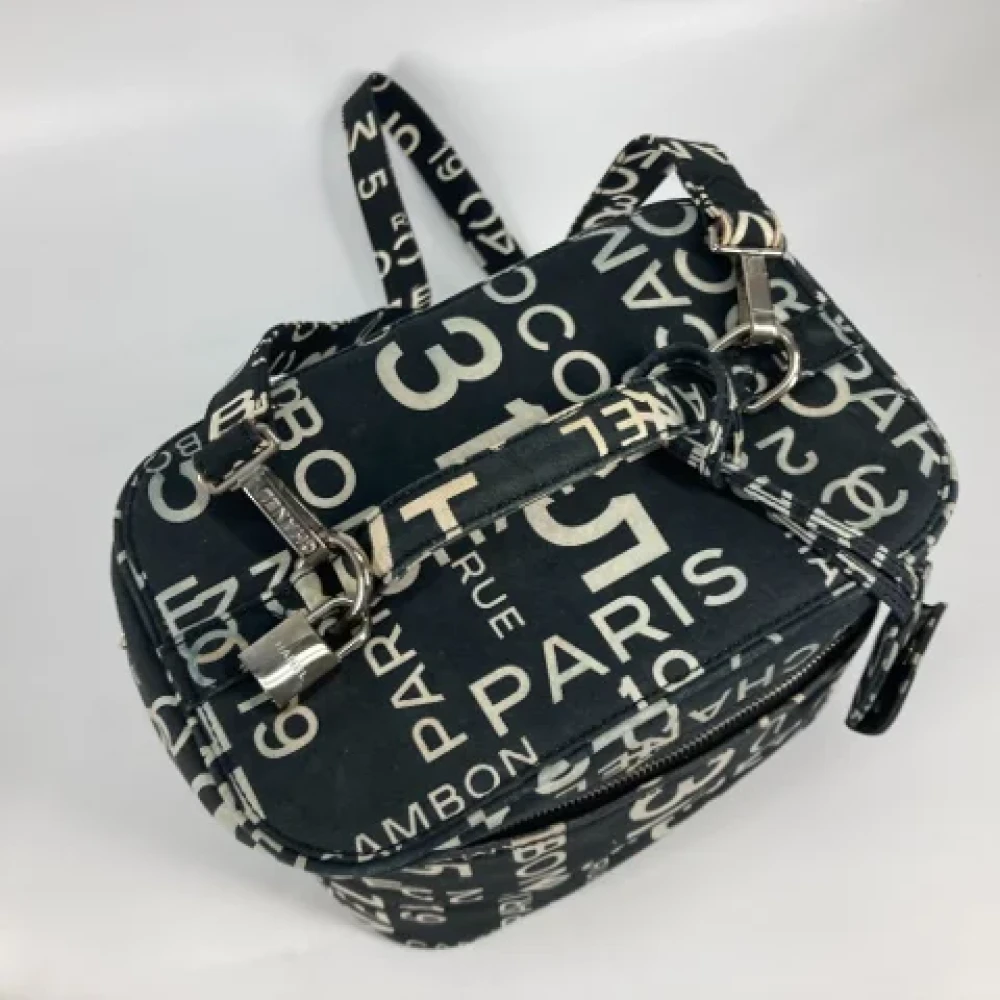 Chanel Vintage Pre-owned Fabric chanel-bags Black Dames