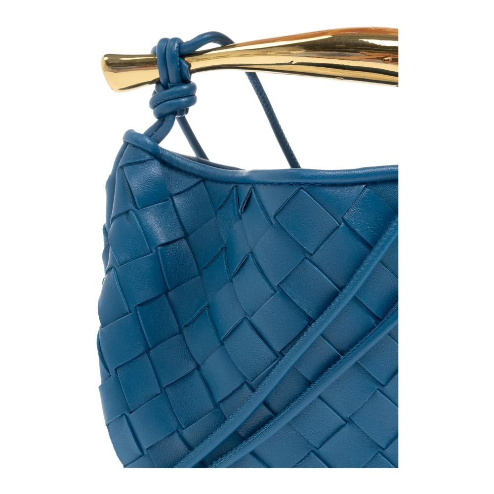 Bottega Veneta Sardine Mini schoudertas Blue Dames