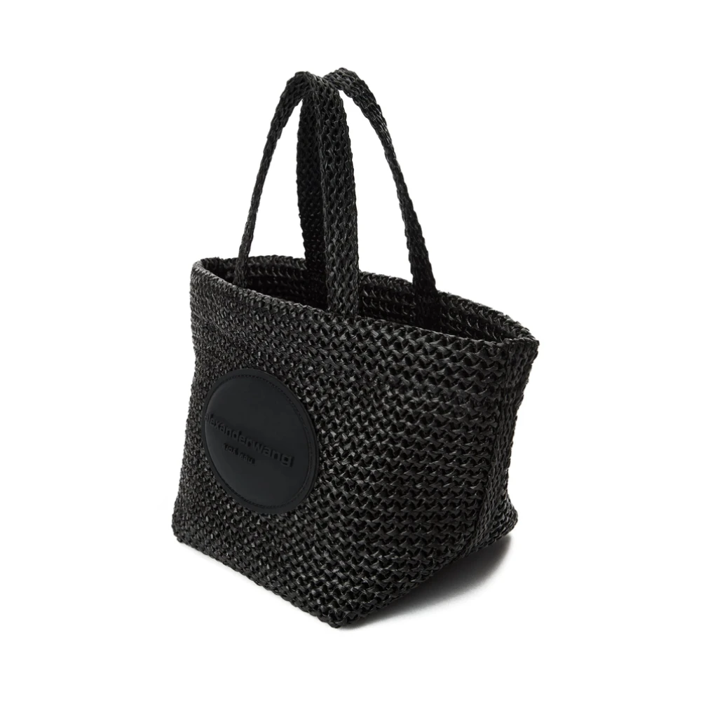 alexander wang Zwarte reliëf logotote Black Dames