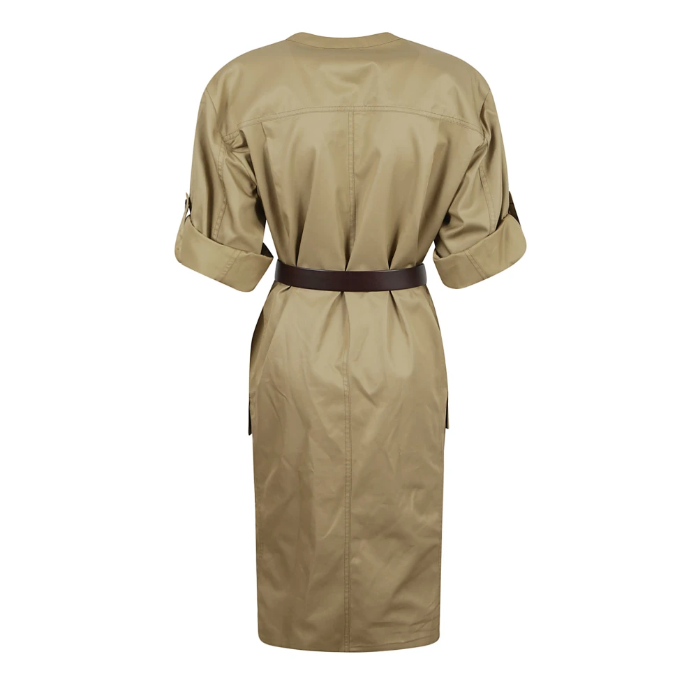 Saint Laurent Beige Jurk Robe Beige Dames