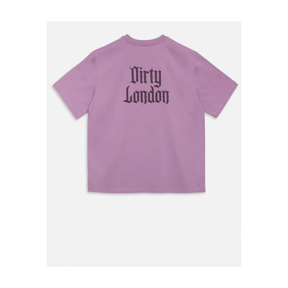 Juicy Couture Myloe Unisex T-shirt Dirty London Regal Orchid Purple Heren