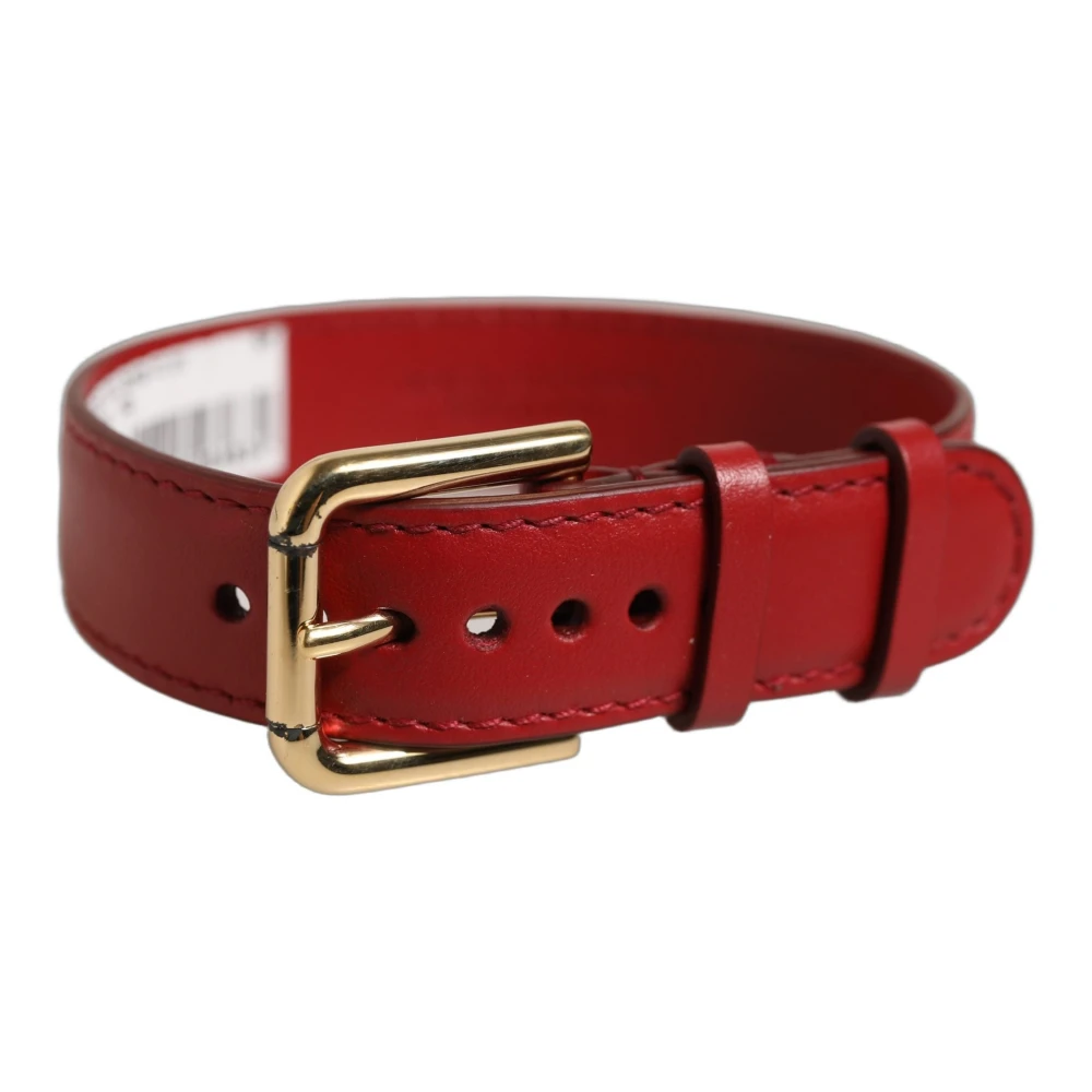 Dolce & Gabbana Bracelets, Female, One Size, Bracelet Belt Red