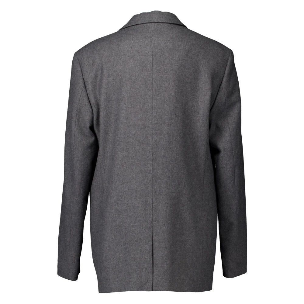 closed Donkergrijze Blazers Gray Dames
