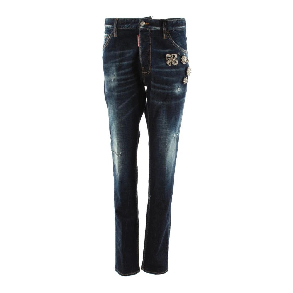 Dsquared2 Men's Blue Slim Fit Jeans, S, Cool Guy Jean